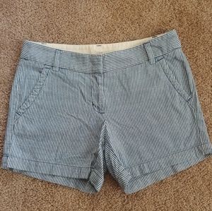 Super cute J. Crew pinstripped cotton shorts 4